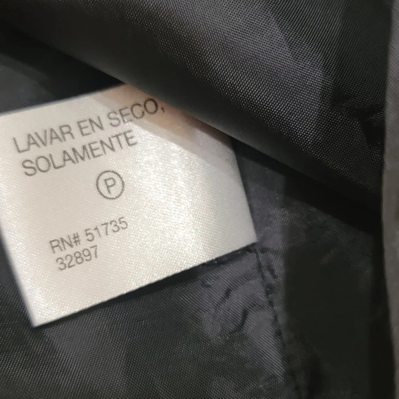 Oscar De La Renta Linen Blend Black Dress Button Front Flare 3/4 Sleeve Size 4 - Picture 9 of 16